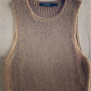 Ralph Lauren Gold knit sweater